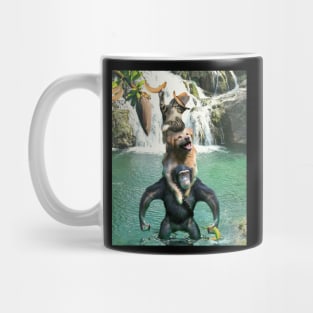 Cat, Dog & Ape Mug